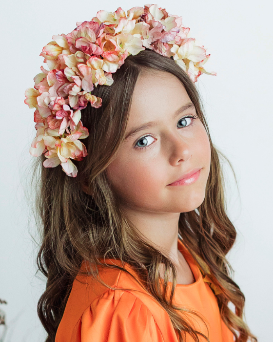 Autumn Fairy Dried Popcorn Headband