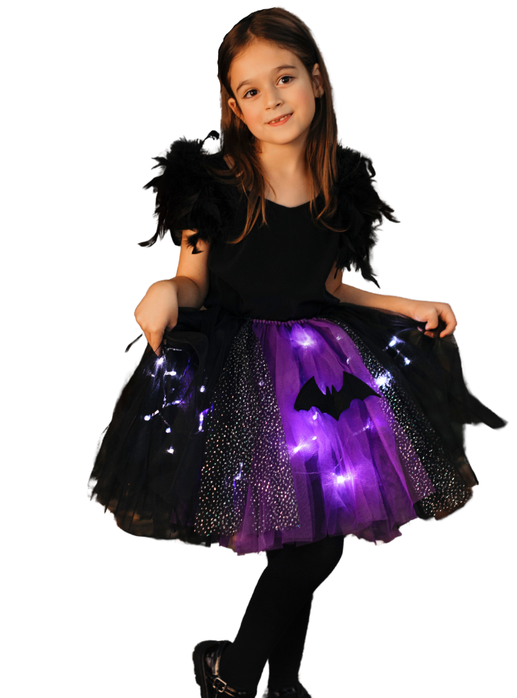 Fustița cu Luminițe, Mov cu Liliac, Halloween