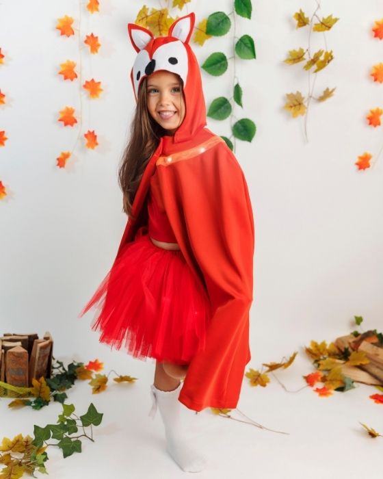 Costum de Vulpe, cu Luminițe, Universal (Poveste Ursul Păcălit De Vulpe) de toamna