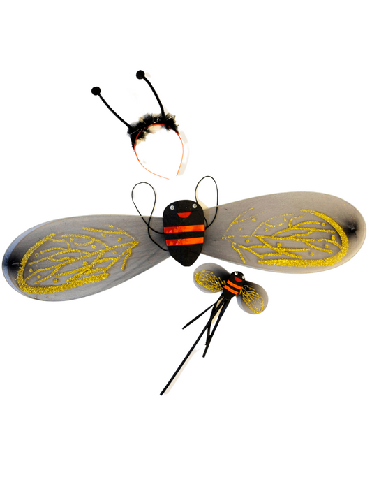 Magic Bee Wings Set, 3 Pieces