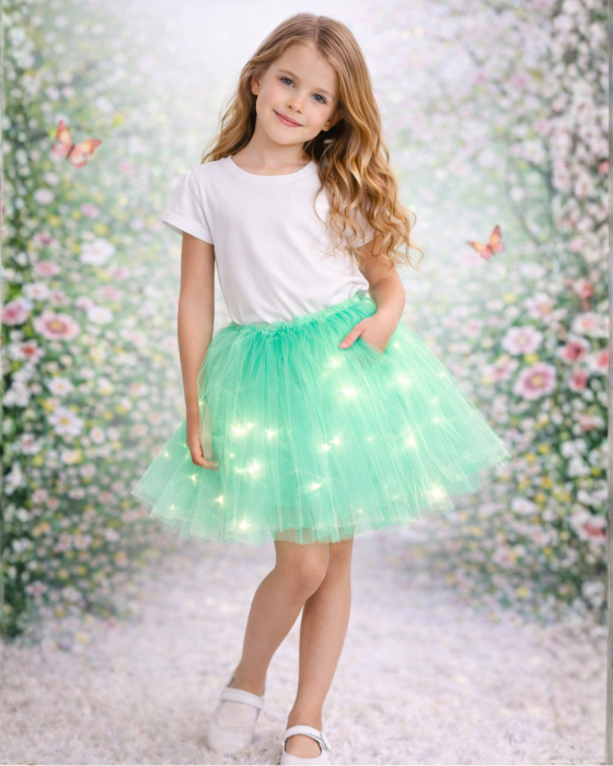 Fustița cu Luminițe Vernil de Primăvară / Licurici