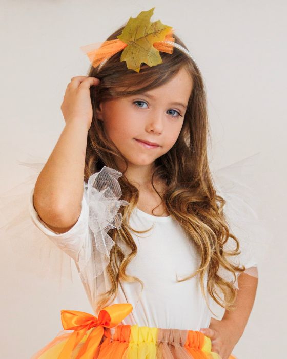 Body cu Tulle Alb, Fulg de Nea / Inger