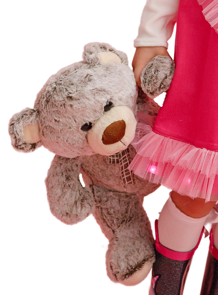 Ursul tematic iubit de fetițe - Jucărie din pluș