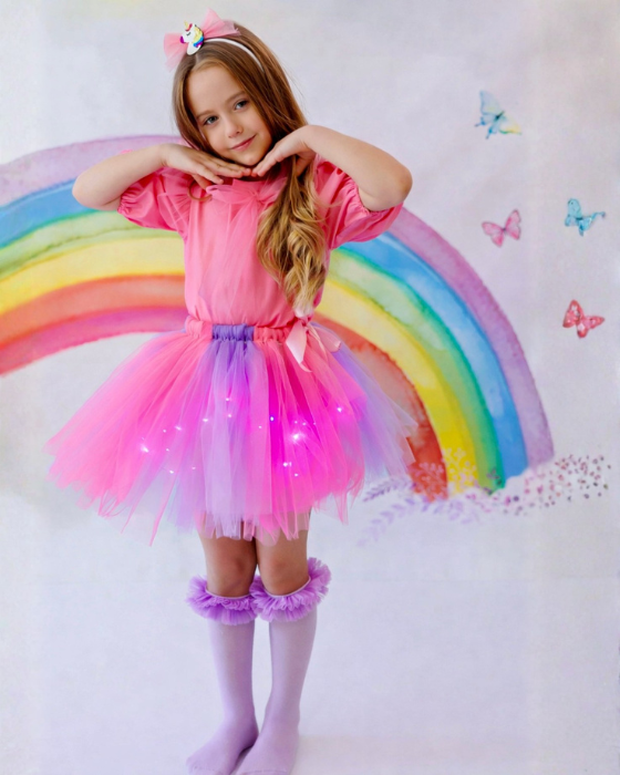 Sparkle Skirt, Unicorn Soft Tulle Base