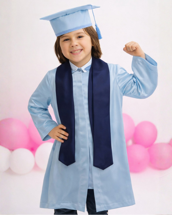 Set de Absolvire Bleu, Adio Grădiniță și Absolvire Școală