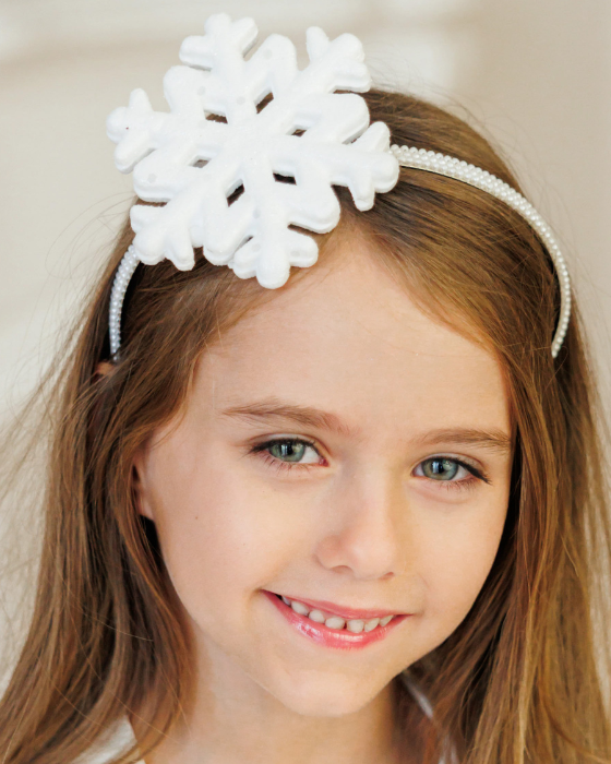 Bentiță de Fulg de Nea, de Fetiță, Premium