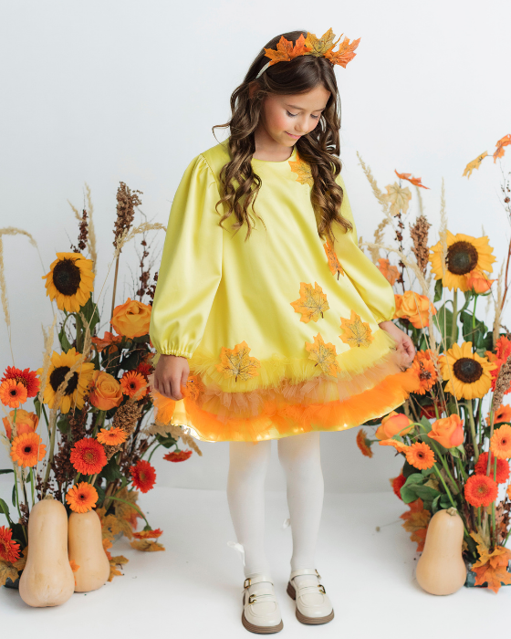 Rochița cu Luminițe, Regina Toamnei cu Frunze, Toamna, 3-4 ani