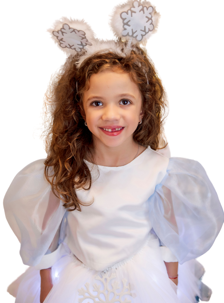 Bluzița Albă, cu Mâneci Bufante