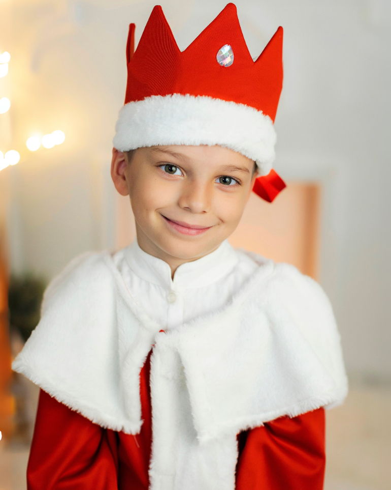 Pelerina Rol de Rege / Print la Serbare