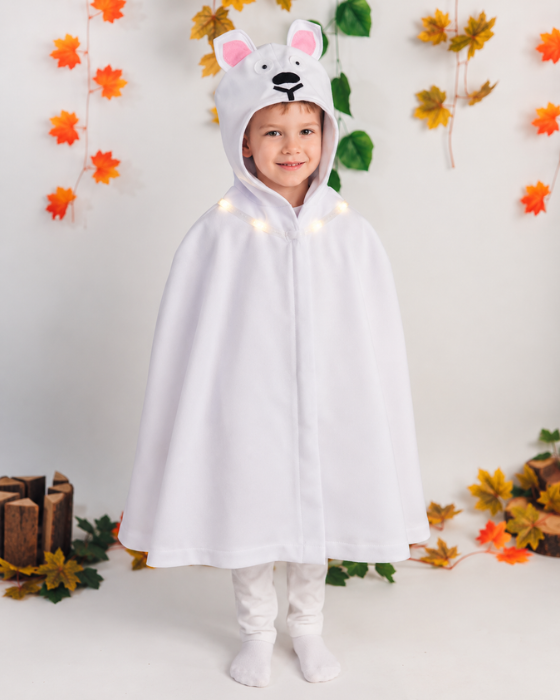 Costum de Urs Polar, cu Luminițe, Universal
