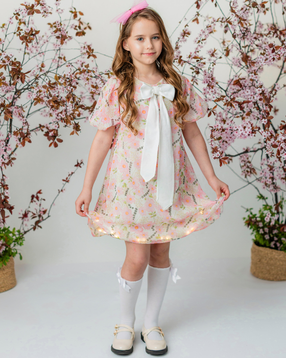 Floral Print School/Kindergarten Dress