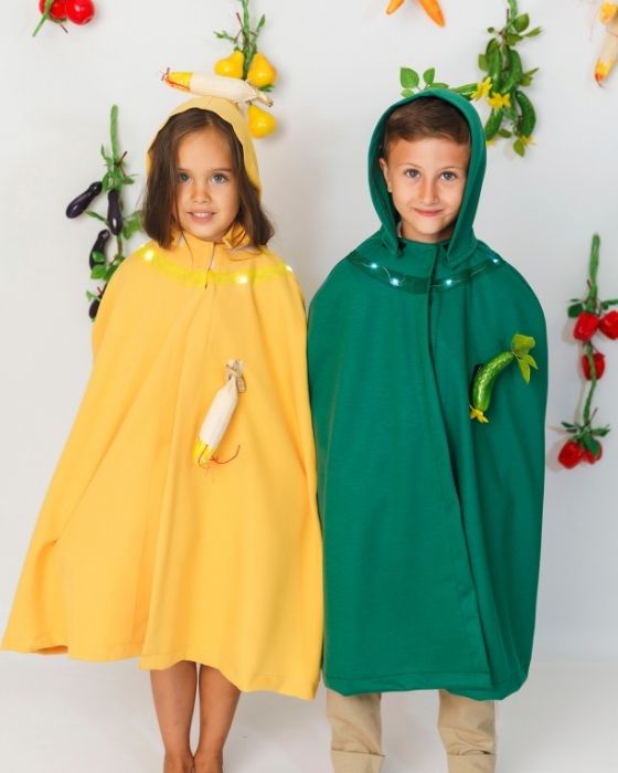 Costum de Castravete, cu Luminițe, Universal, Toamnă