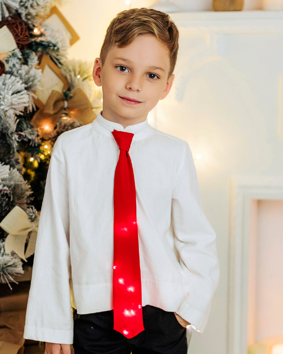 Tie with Sparkles, Red