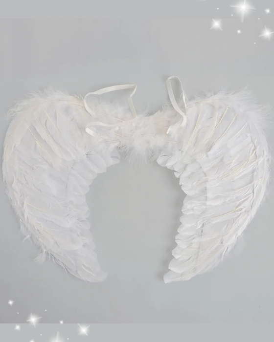 Set de Înger de Băiat, Aripi + Aură De Înger pentru Copii, Serbarea de Crăciun