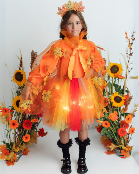 Costum Complet Zâna Toamnei, 4 piese