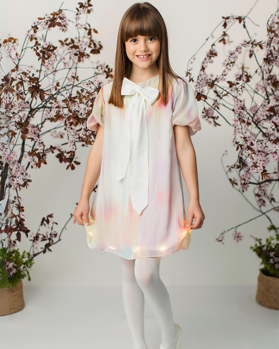 Rochița Curcubeu cu Fundiță, de Școală / Grădiniță