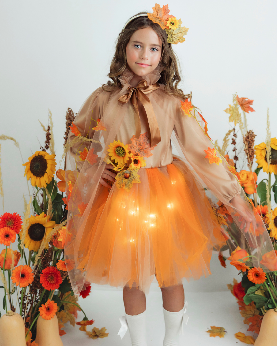 Costum Complet Regina Toamnei, 3 piese