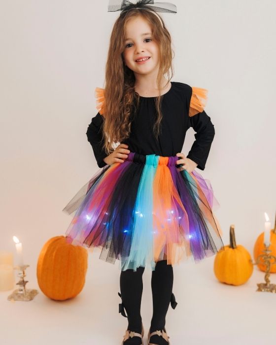 Fustița cu Luminițe, Curcubeu de Halloween