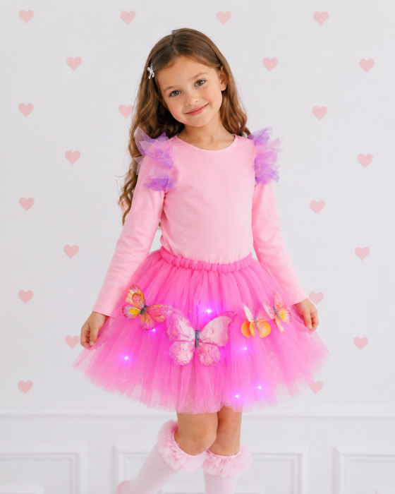 Costum 2 Piese, Zana Fluturas cu luminite