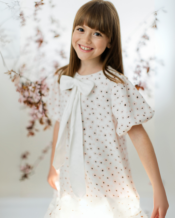White Cotton School/Kindergarten Dress 