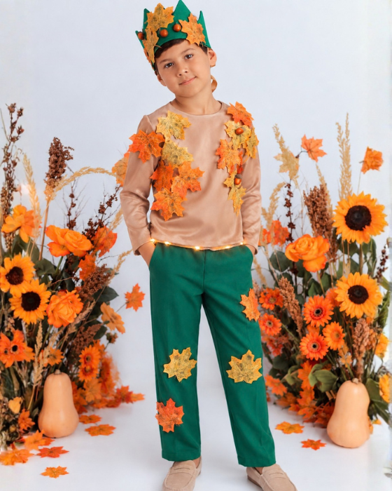 Costum Complet Regele Toamnei, 3 piese Nou