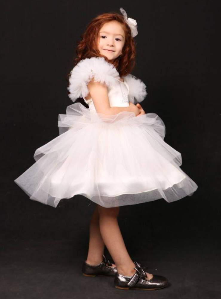 White Baby Dress, 12-18 months