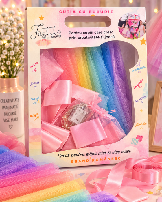 Fă-ți propria fustiță cu luminițe Joc creativ DIY pentru copii