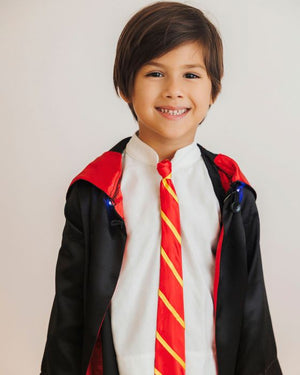 Costum de MAGICIAN cu Luminițe, pelerină+cravată+baghetă