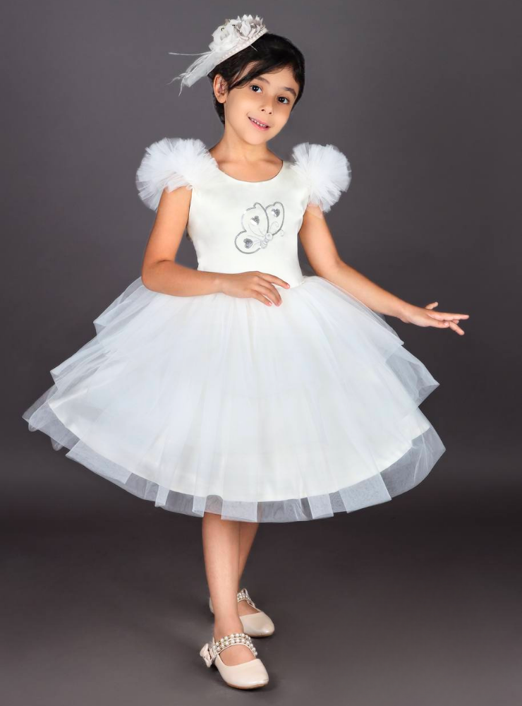 Rochița Albă de bebe, 12-18 luni