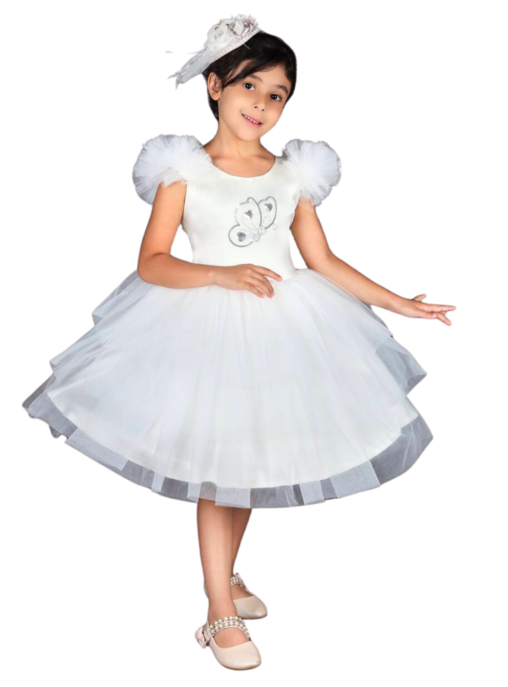 Rochița Albă de bebe, 12-18 luni