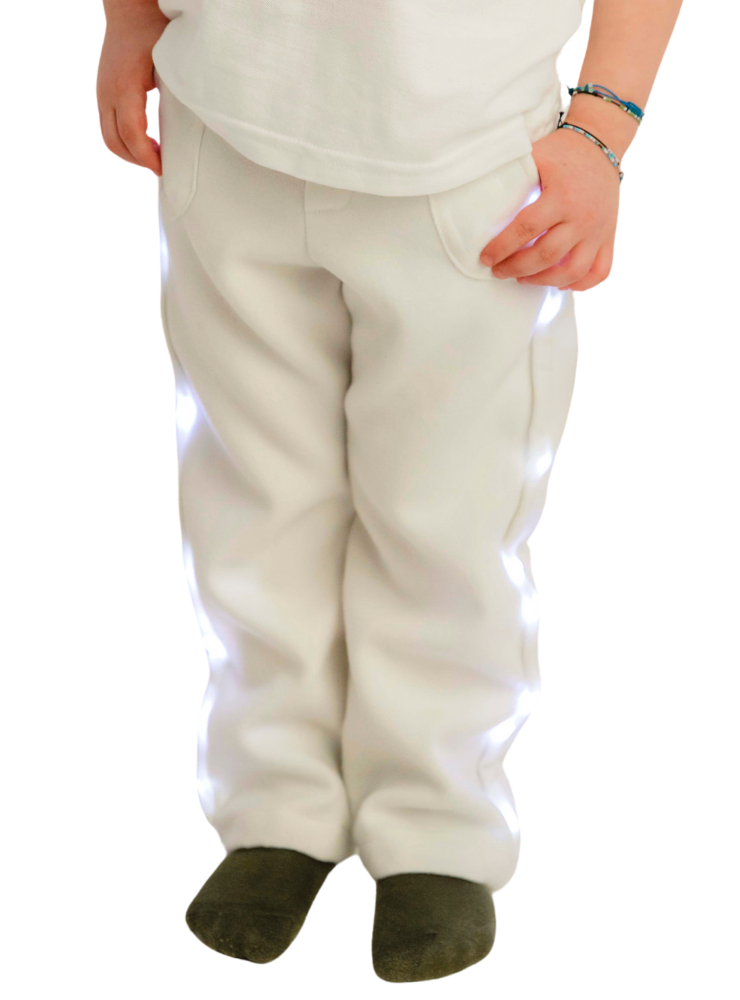 Pantaloni cu Led-uri,de băiat ghiocel