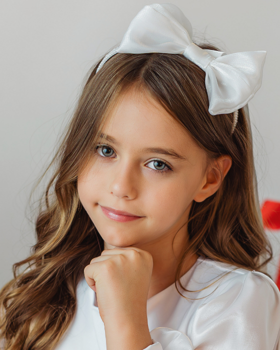 Bentita cu Fundita Alba Craciuneasca