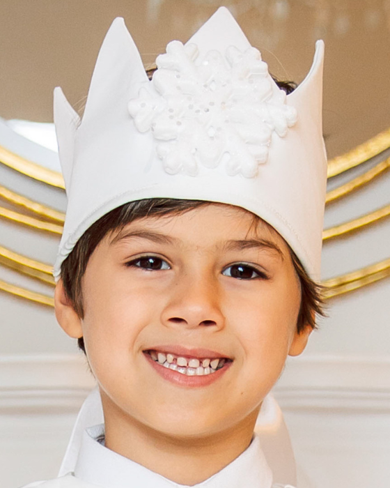 Snowflake Crown for Boys
