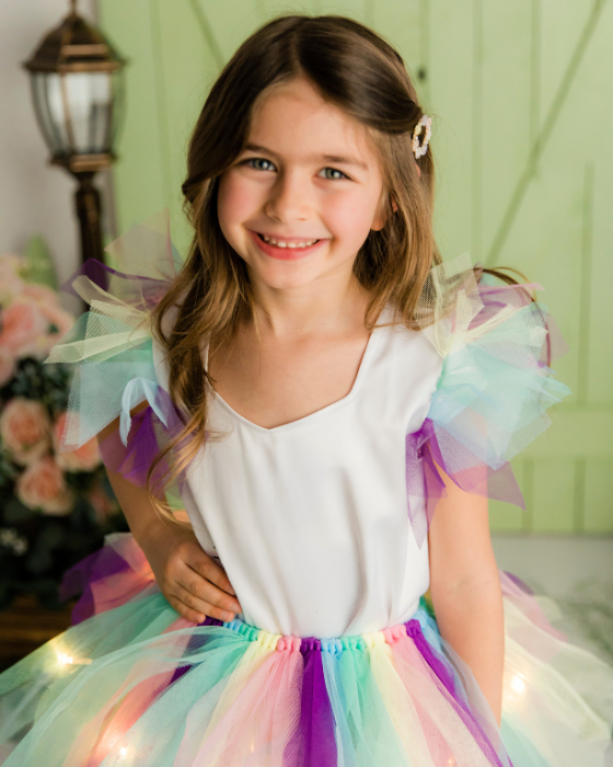 Costumaș Curcubeu Pastelat, 3 piese