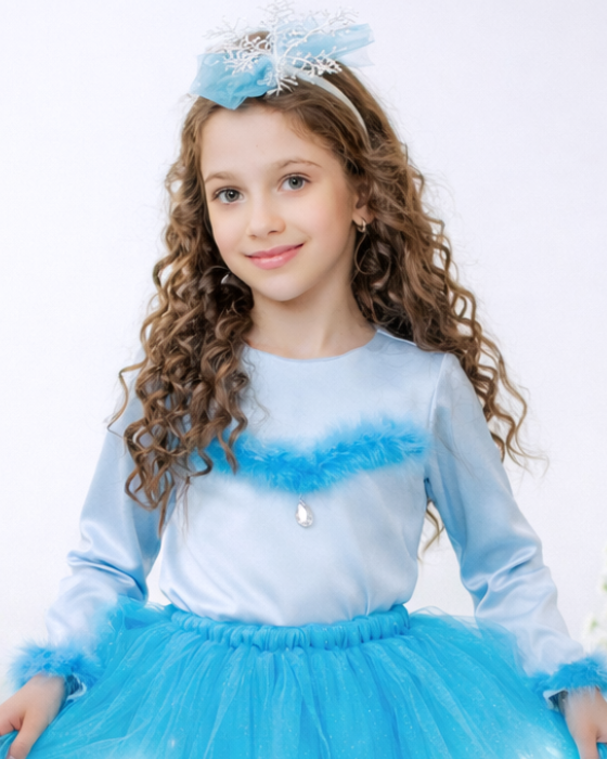 Bluzița Bleu de Prințesă Elsa