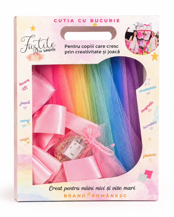 Fă-ți propria fustiță cu luminițe Joc creativ DIY pentru copii