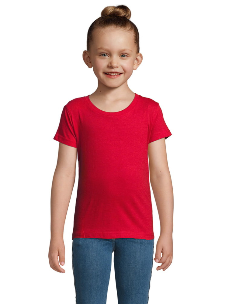 Tricou Bumbac Roșu Sport Fete, de Gradinita