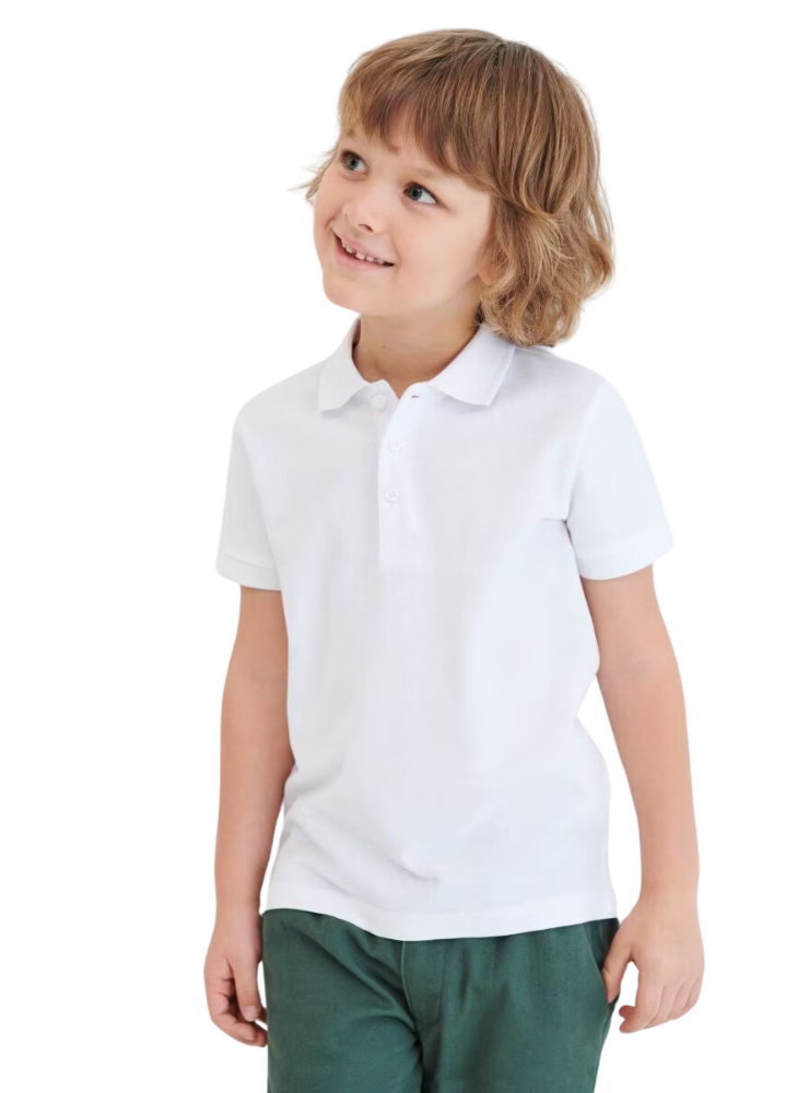 Tricou Polo Alb - Inextenso