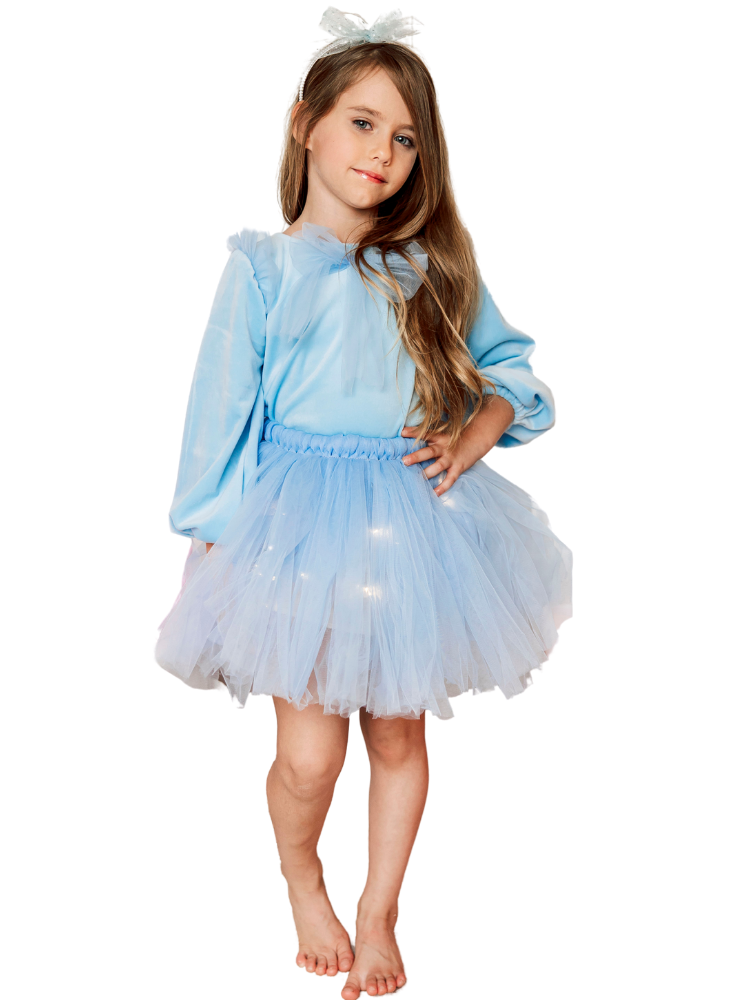 Fustița cu Luminițe, Bleu de Cracin, Albastru Regal