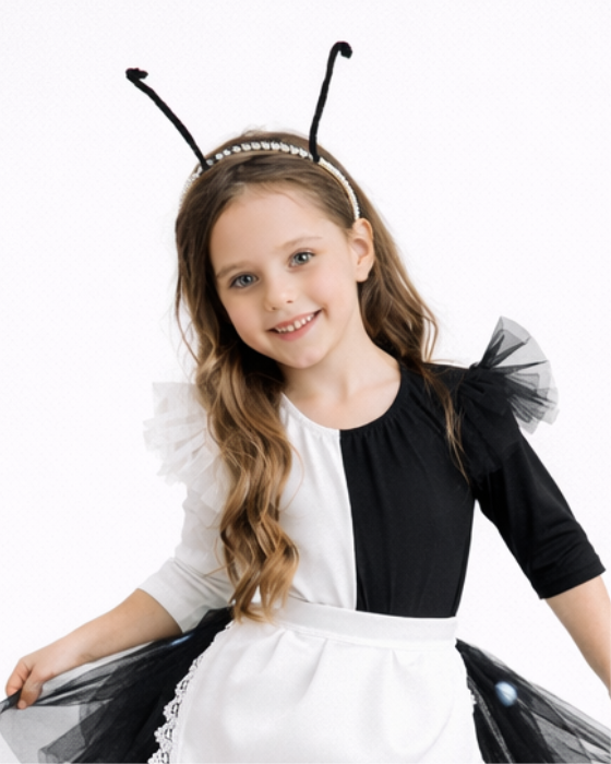 Costum Furnicuța Hărnicuța, 4 piese, Serbare, cu Luminite