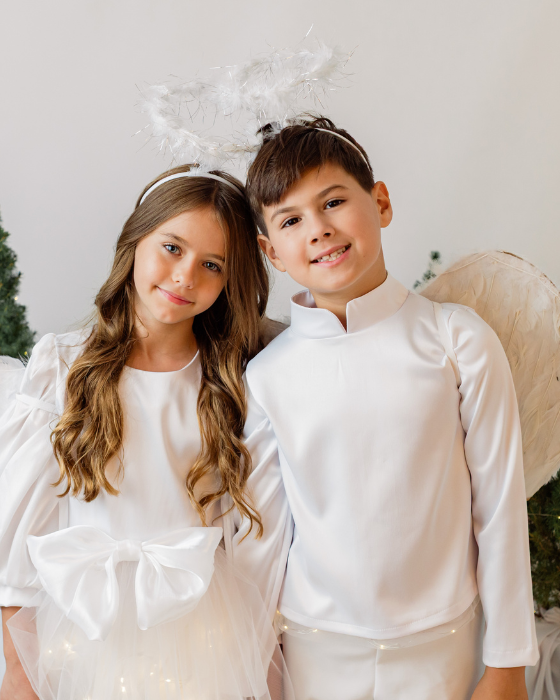 Bluza Alba, Baiat, Tunica