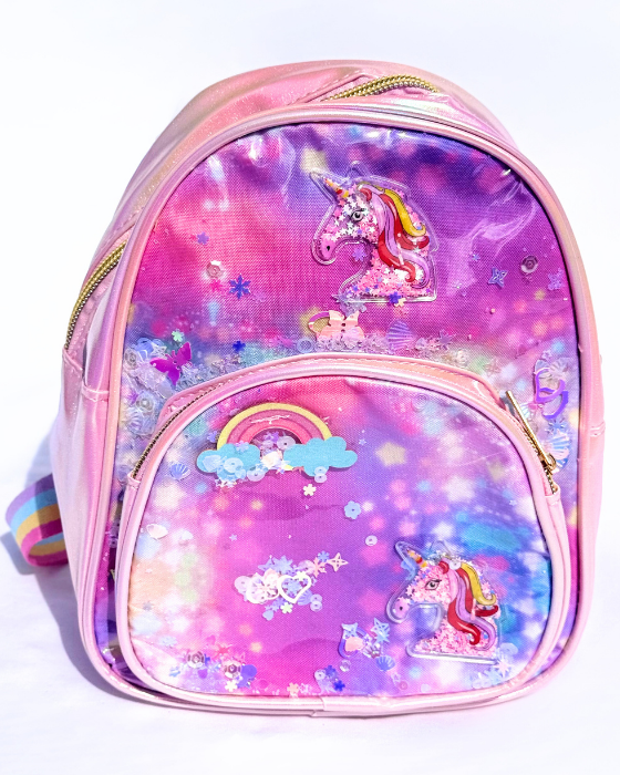 Ghiozdanel Roz Unicorn