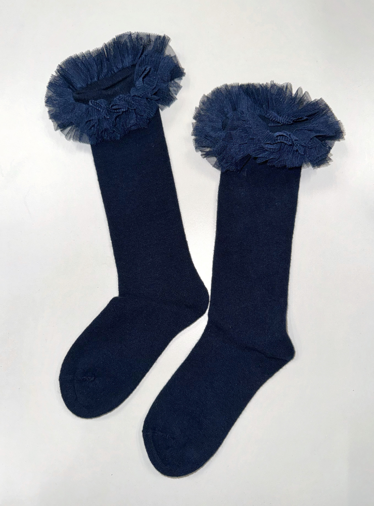 Șosețele cu Volănașe Bleumarin, Școală / Grădiniță