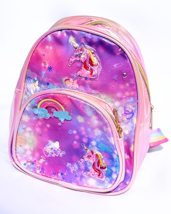Ghiozdanel Roz Unicorn