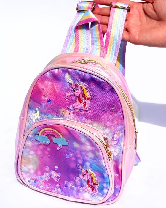 Ghiozdanel Roz Unicorn