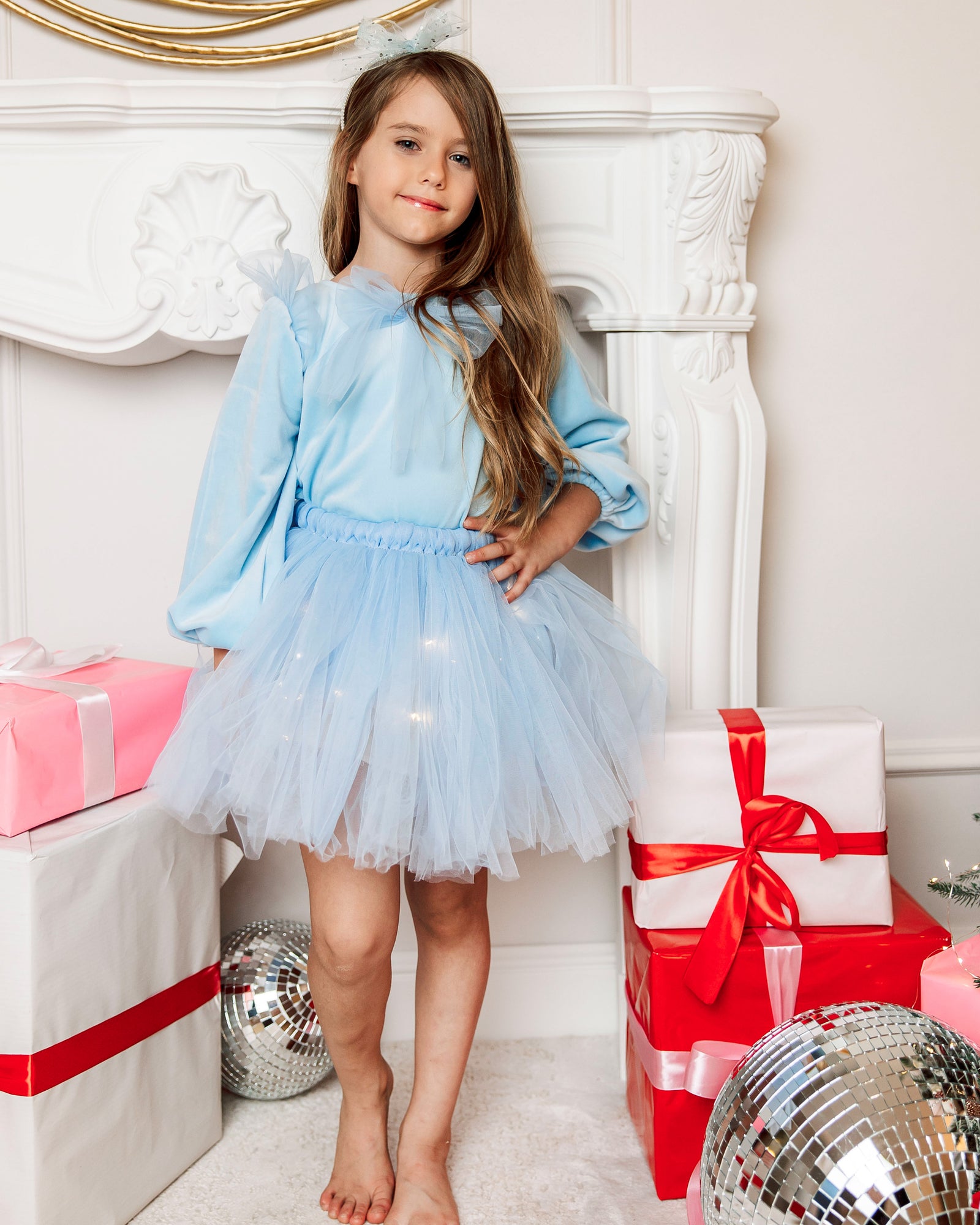 Fustița cu Luminițe, Bleu de Cracin, Albastru Regal