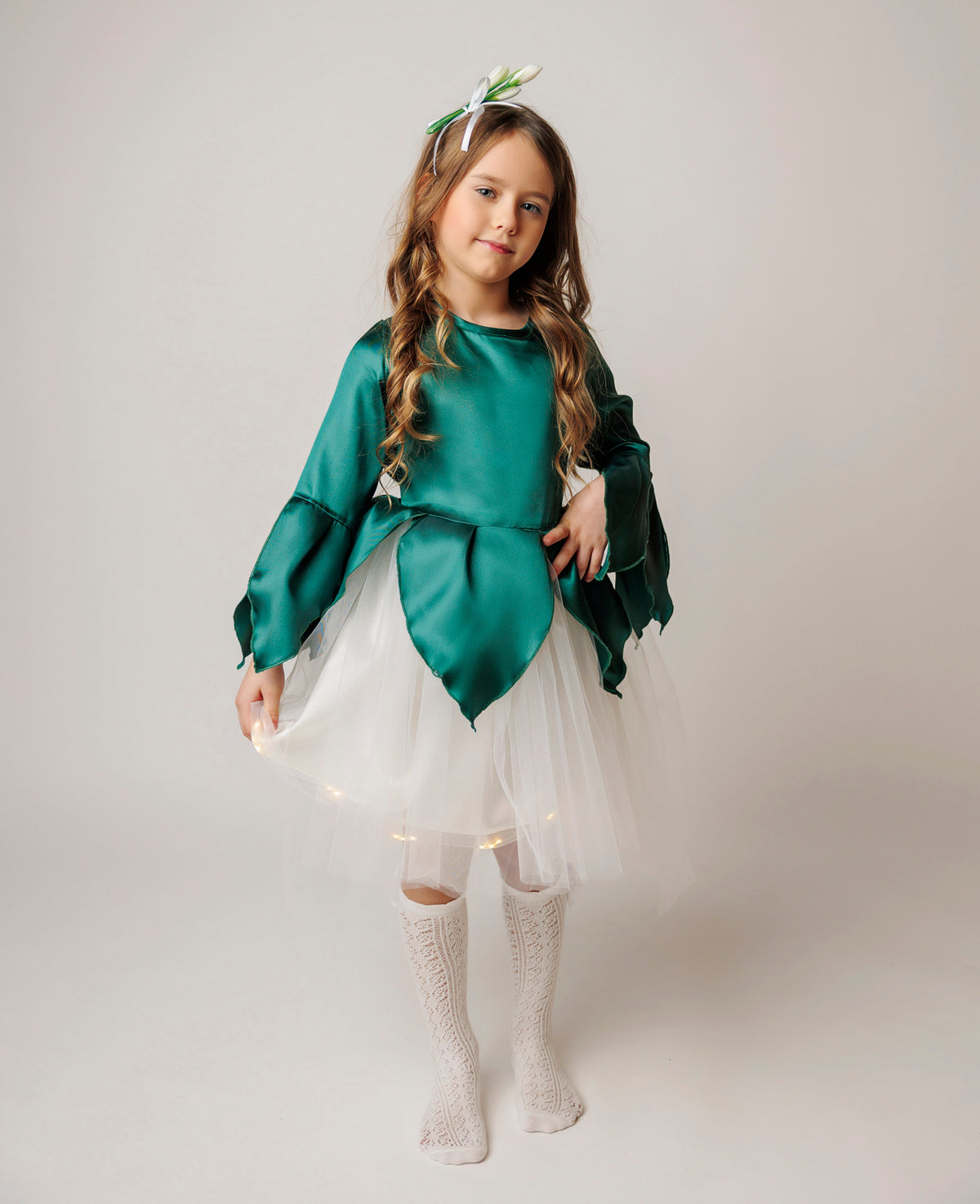 Rochița Zâna Toamnei, Serbare Toamnă, cu trenă și luminițe