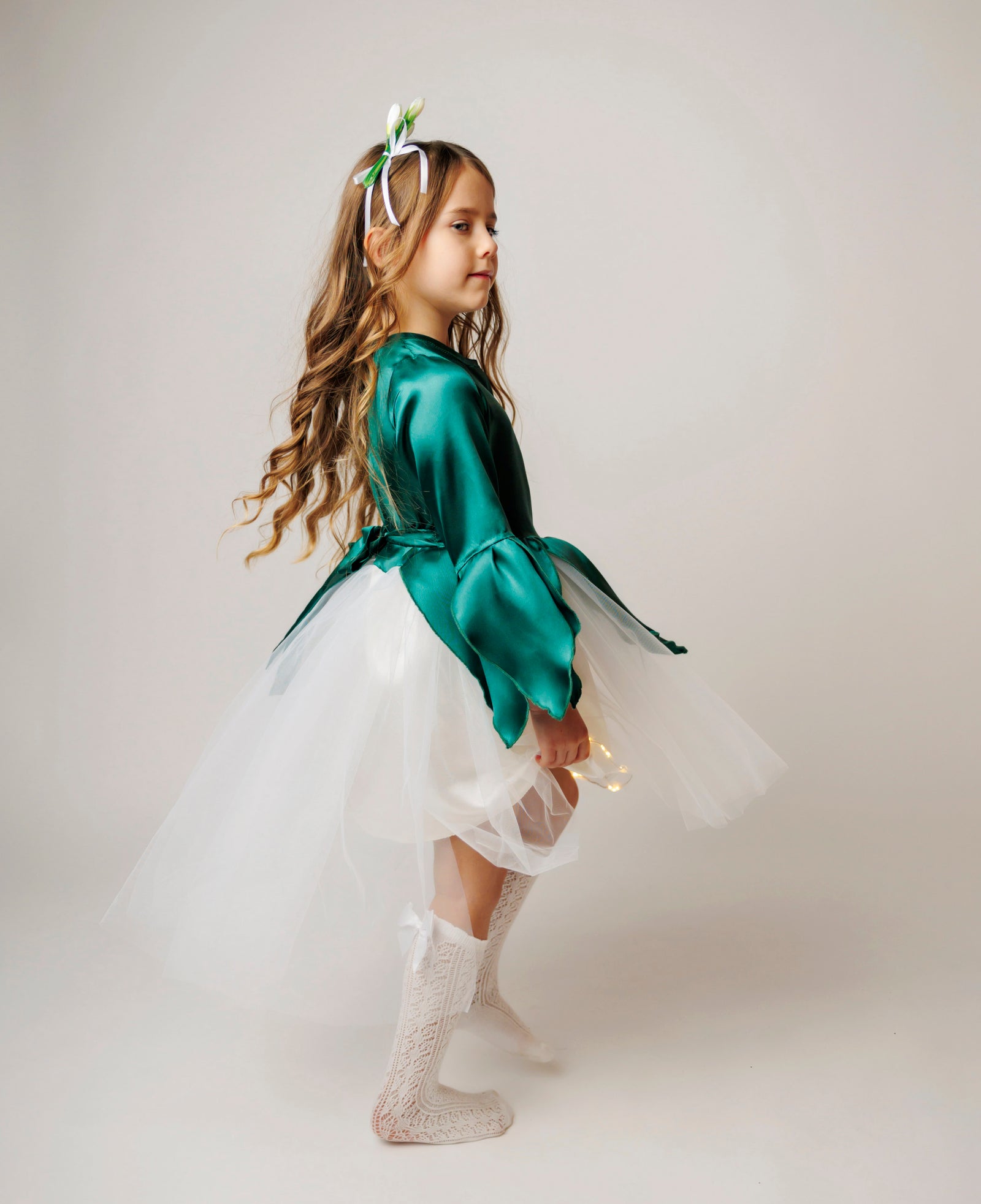 Rochița Zâna Toamnei, Serbare Toamnă, cu trenă și luminițe