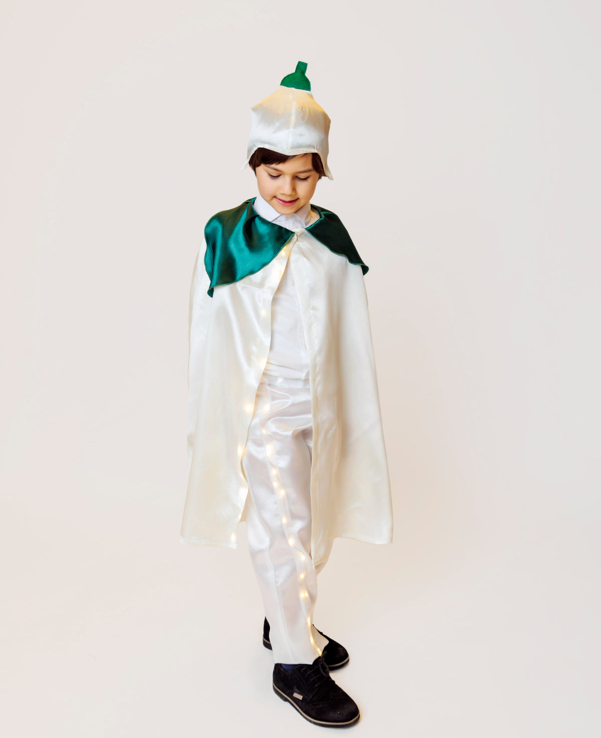 Pantaloni Albi, Băiat, cu Led-uri, Ghiocedl