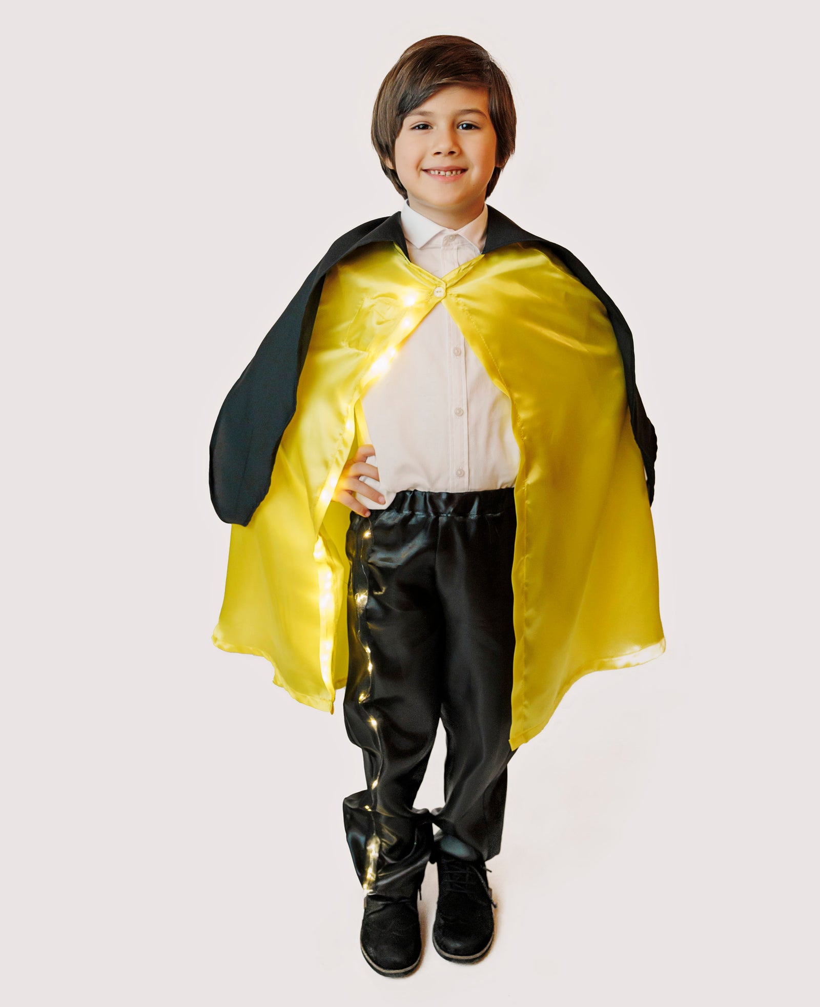 Pantaloni Negri cu Luminițe, Greiere, Licurici, Bondar